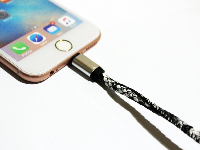 Clearance Snake Skin Charging Cable for iPhone iPad Airpods