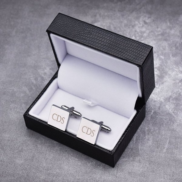 Personalized Iron Slice Cufflinks