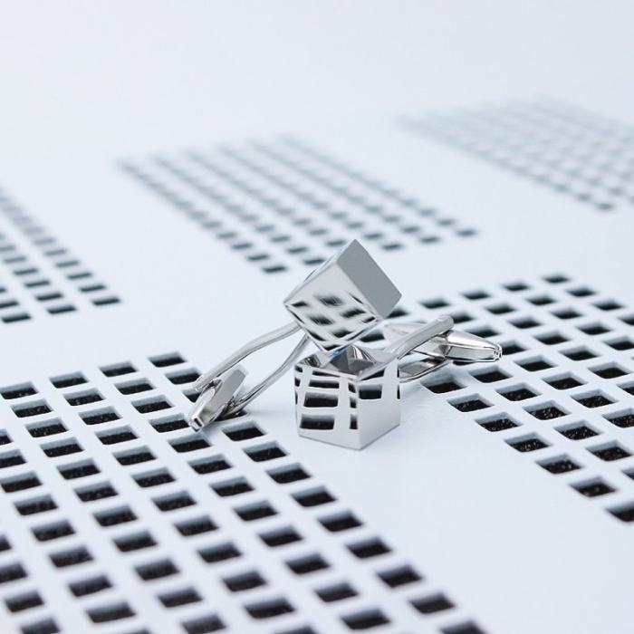 Personalized Iron Cube Cufflinks