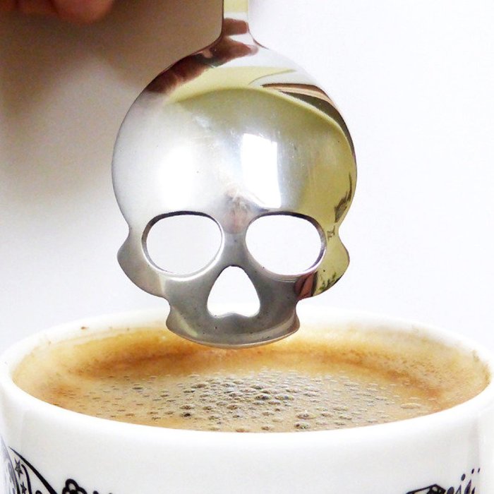 Skull Sugar Spoon