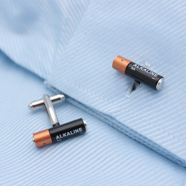 Mini Battery Cufflinks