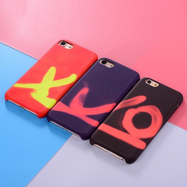 Heat Sensitive Leather iPhone Case