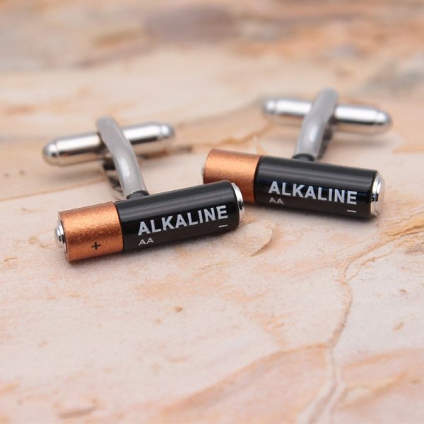 Mini Battery Cufflinks
