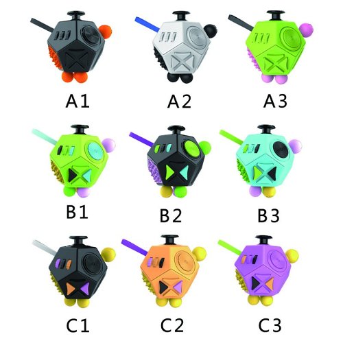 12 Sides Fidget Cube ADHD Brain Training Toys