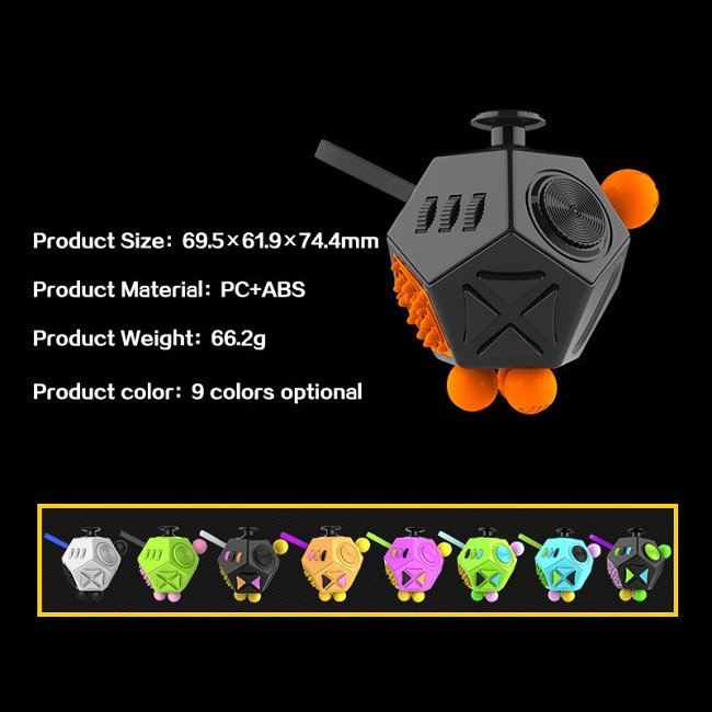 12 Sides Fidget Cube 12 Sides Fidget Cube