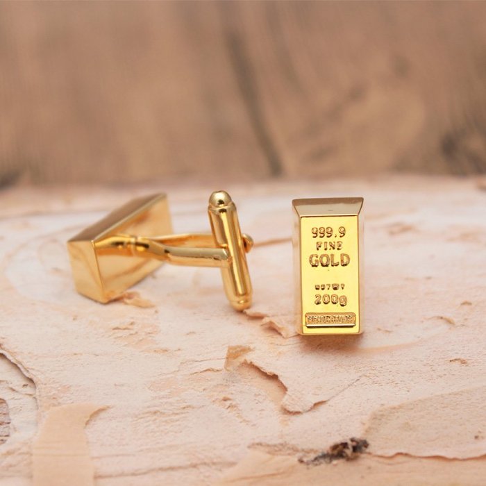 Gold Bar Cufflinks