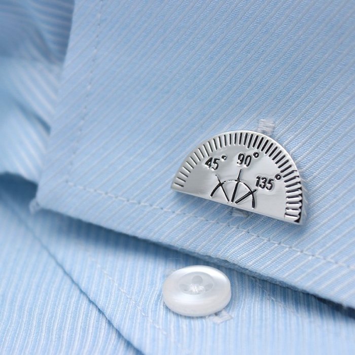 Triangle & Protractor Cufflinks