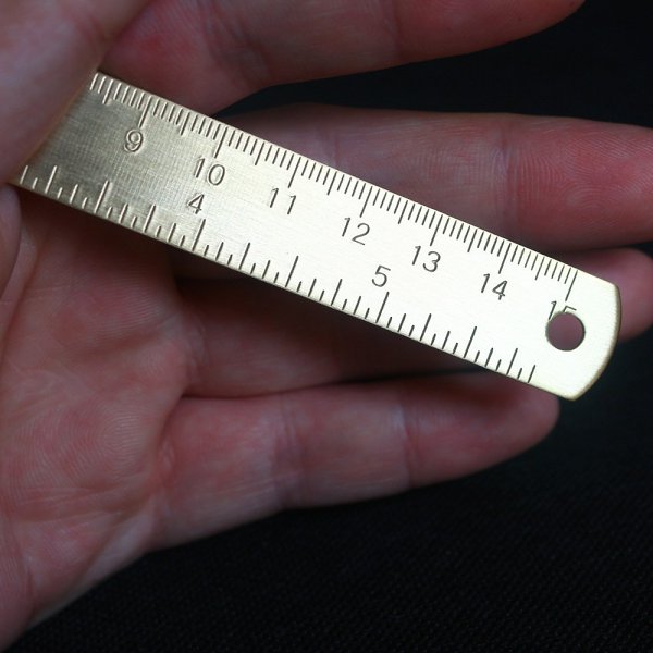 15CM Brass Ruler