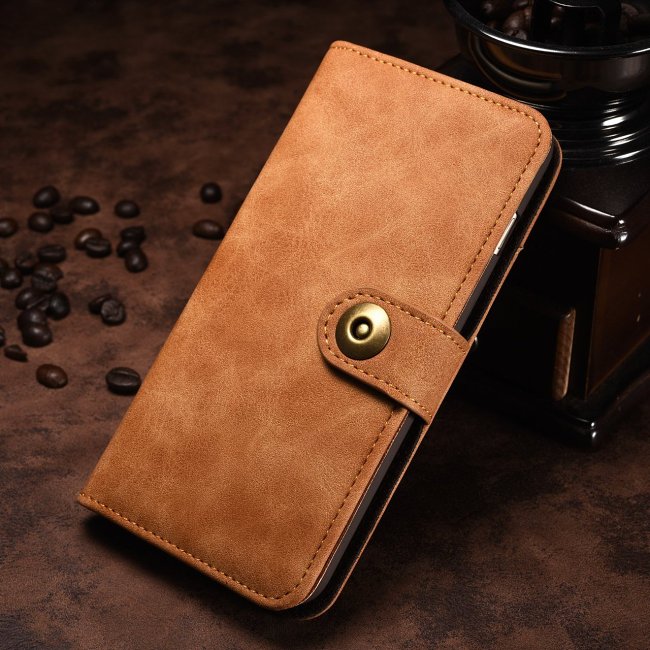 Retro Khaki iPhone Wallet Case