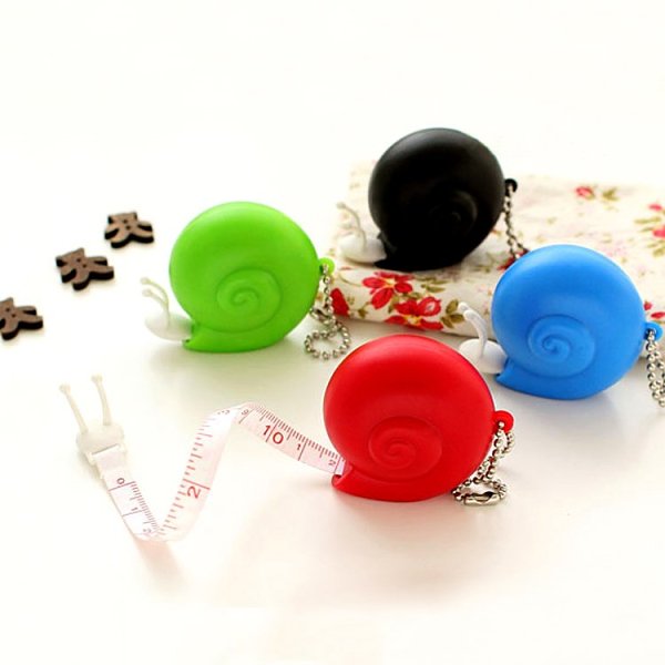 Clearance Snail Tape Keychain Flexible Rule Band Tape