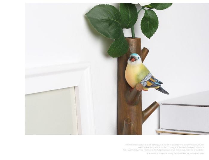 Bird on the Branch Wall Hook Home Decor