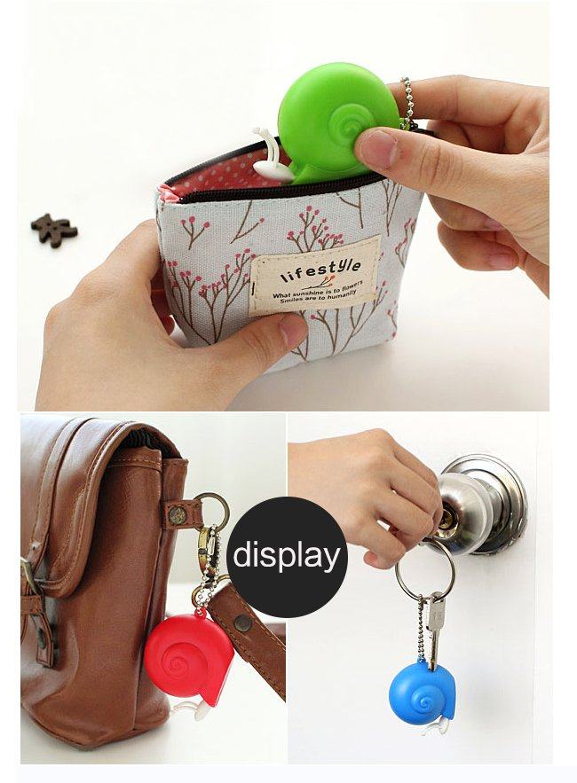 Clearance Snail Tape Keychain Flexible Rule Band Tape