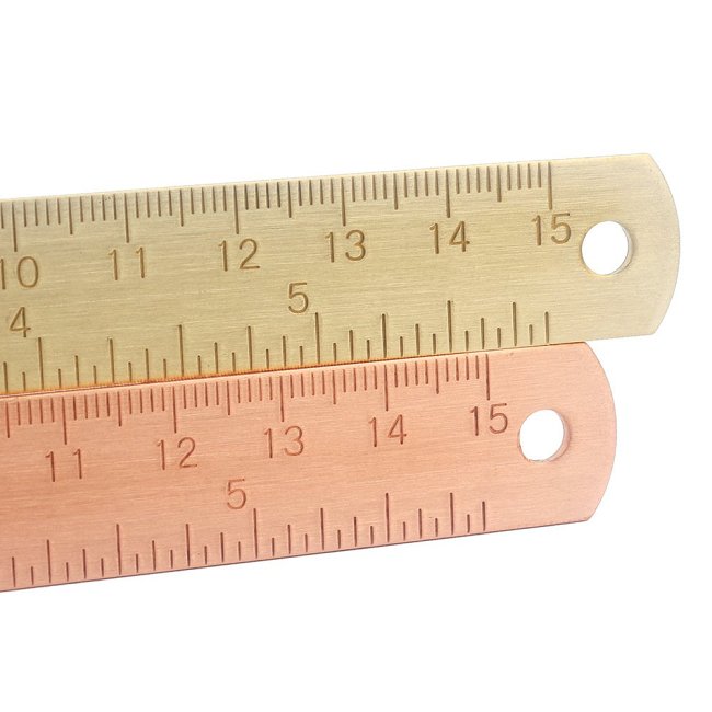 15CM Brass Ruler