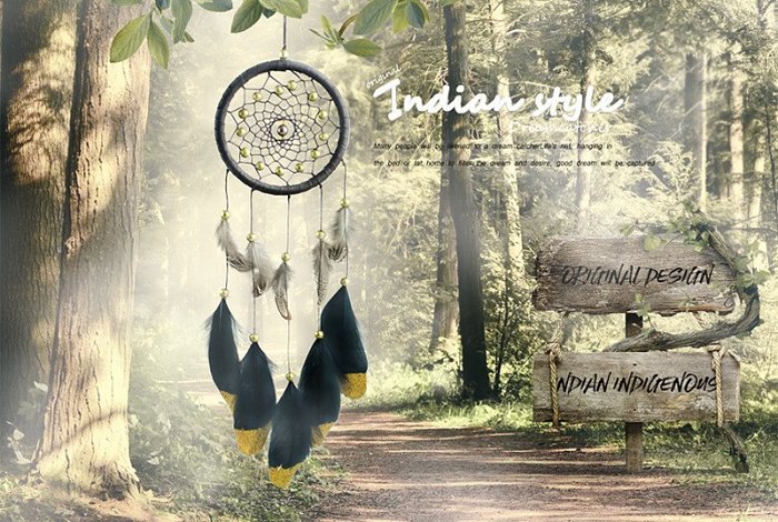 Handmade Dream Catcher Hanging Decor