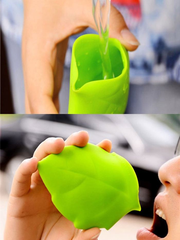 Leaf Silicone Pocket Cup