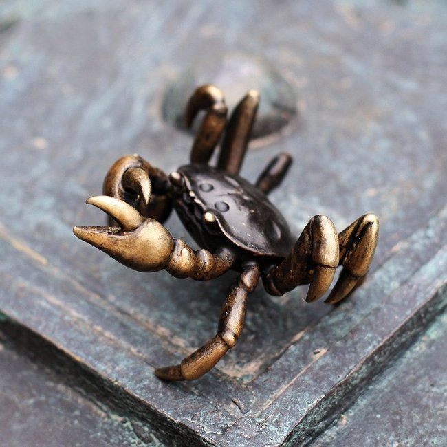 Clearance Sale Brass Crab