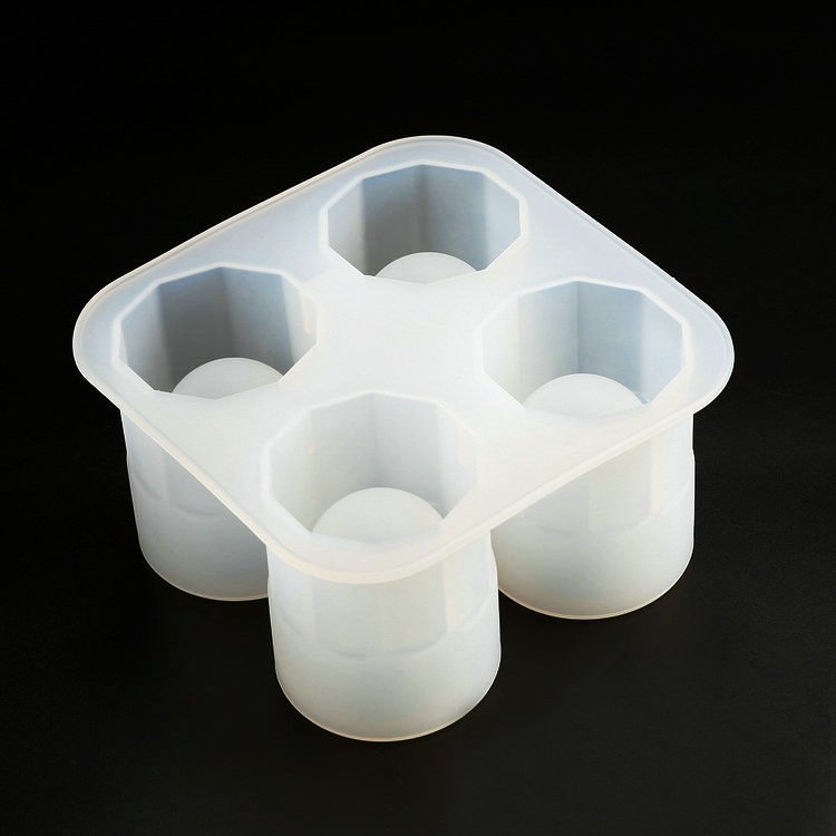 Shot Glass Ice Mold Tray Whisky Ice Glass Mold