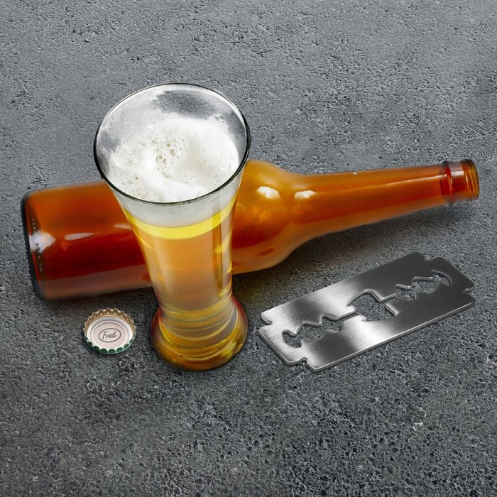 Razor Blade Bottle Opener