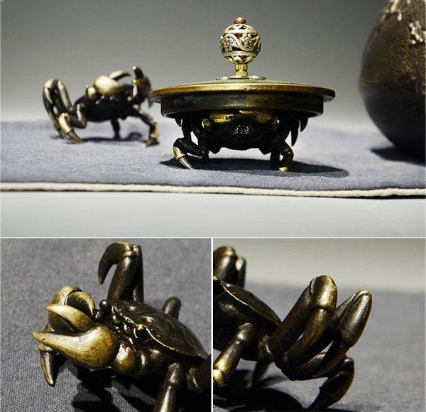 Clearance Sale Brass Crab