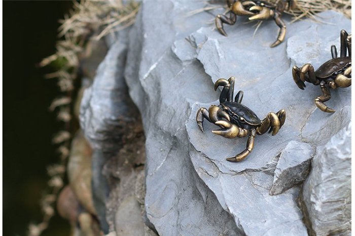 Clearance Sale Brass Crab