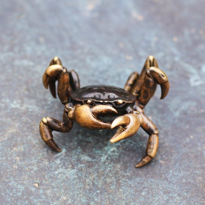 Clearance Sale Brass Crab
