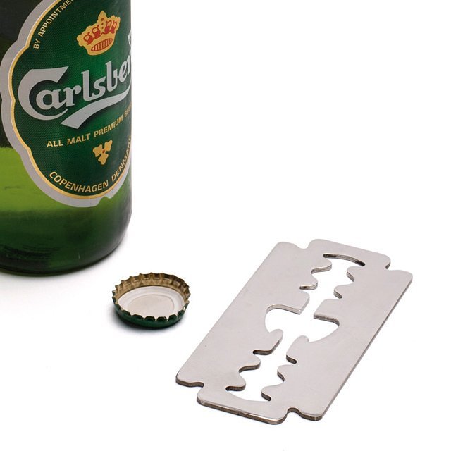 Razor Blade Bottle Opener