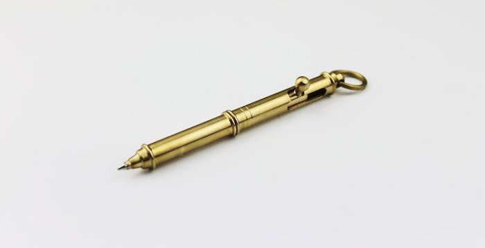 Brass Rifle Style Pen
