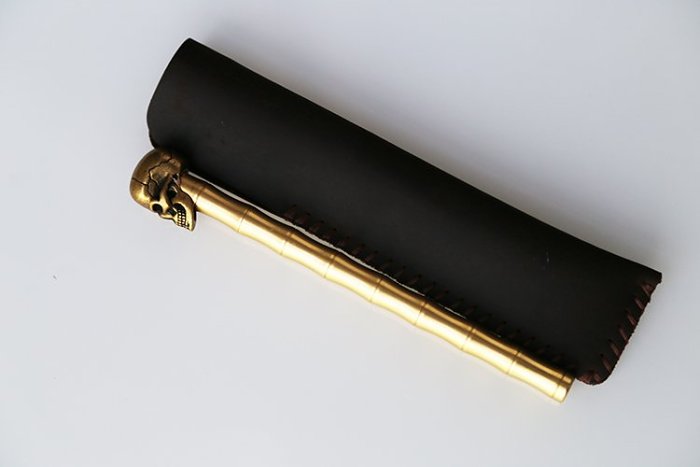 Clearance Sale Brass Skull Pen