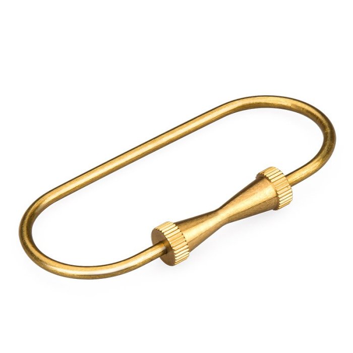 Brass Screw Keychain
