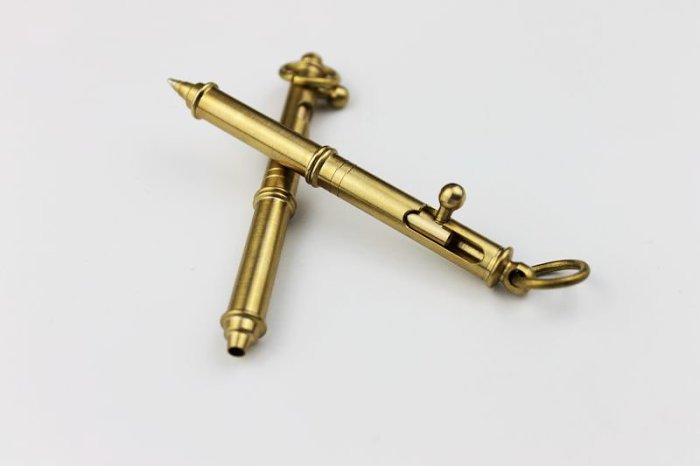 Brass Rifle Style Pen