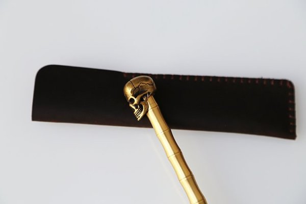 Clearance Sale Brass Skull Pen