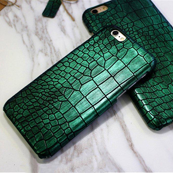 Blackish Green Crocodile iPhone Case