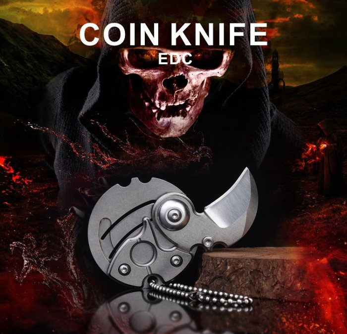 EDC Coin Pocket Knife