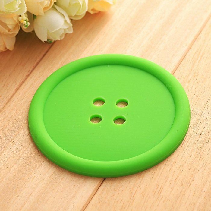 Silicone Button Coasters