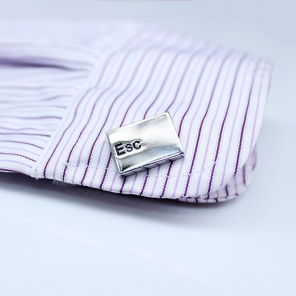 Ctrl and Esc Button Cufflinks