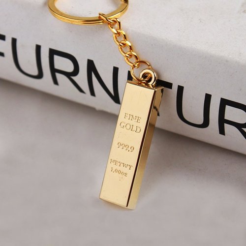 Gold Bullion Keychain