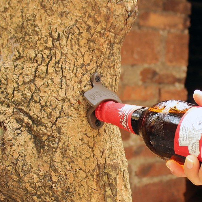 Vintage Cast Iron Bottle Opener for Bar Home