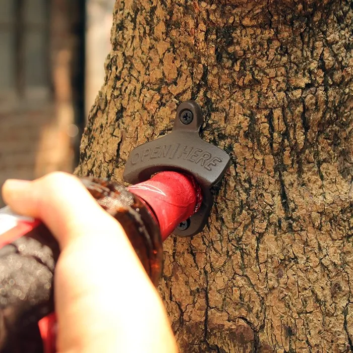 Vintage Cast Iron Bottle Opener for Bar Home
