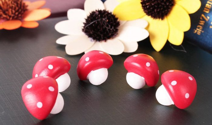 3D Mushroom Push Pins