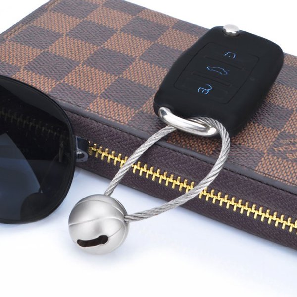 Wirerope Basketball Keychain