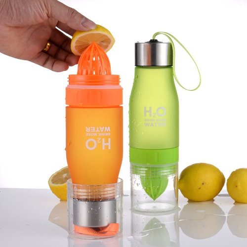Lemon Fruit Juicer Bottle H2O Drink More Water Bottle Outdoor Drink Bottle Gift Ideas