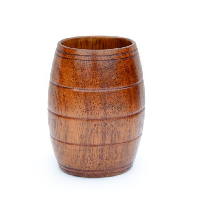 Wooden Oak Mug Personalized Mug Cup With Initials Logo