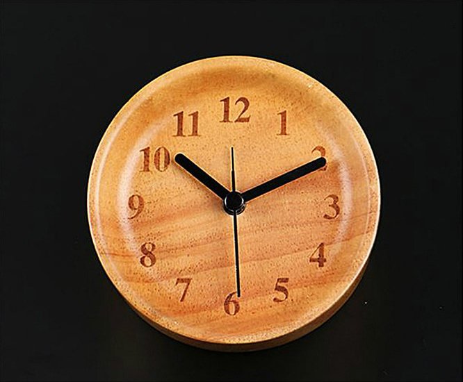 Humanization Visual Angle Wooden Alarm Clock Personalized Clock