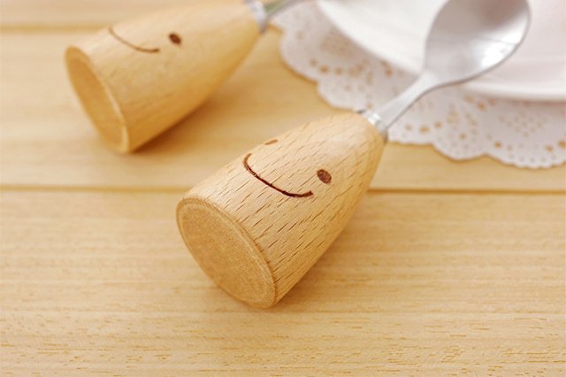 Smiling Spoon and Fork Set