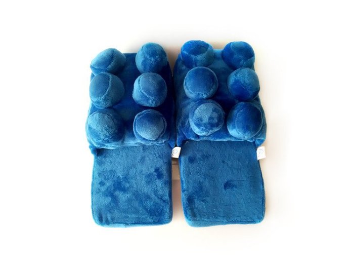 Building Brick Slippers