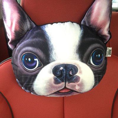 3D Animal Charcoal Car Pillow