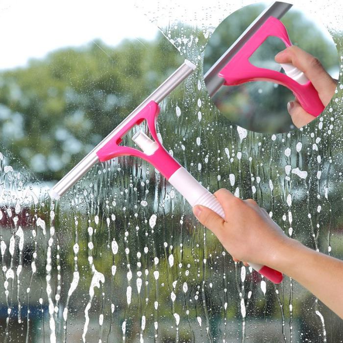 Squeegee with Built in Spray Bottle