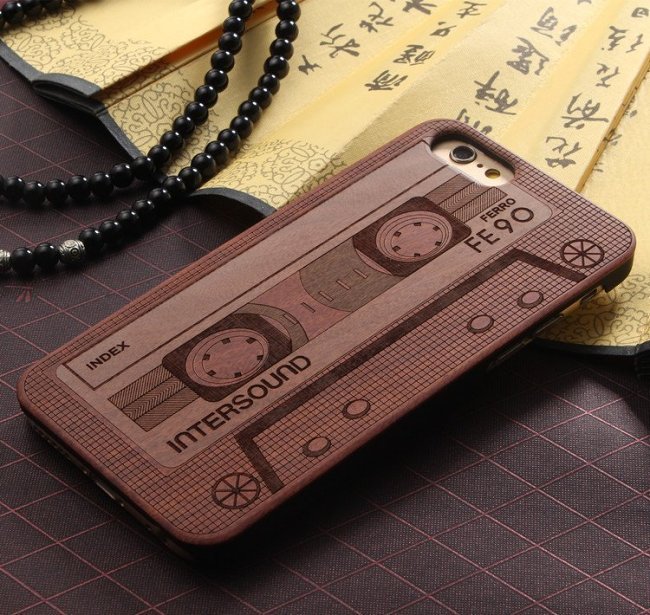 Wood Cassette iPhone Case