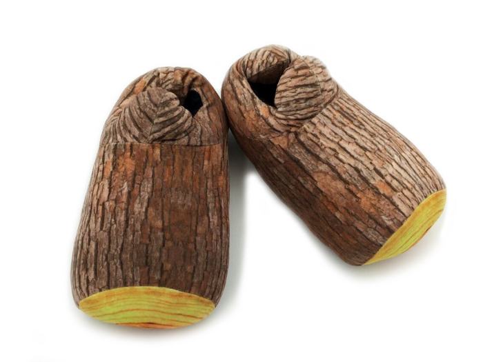 Wood Stump Slippers
