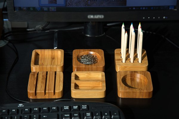 Clearance Sales Bamboo Desktop Organizer Blocks